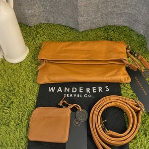 Wanderers Lazise Crossbody Clutch (Tan) NWT
